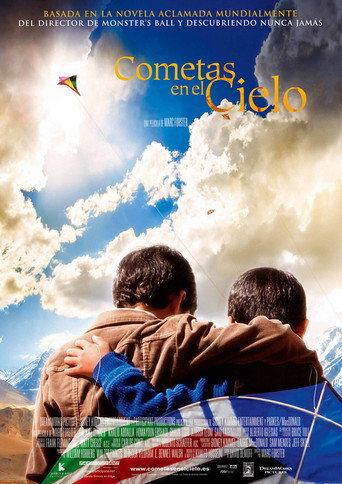 Cartel de Cometas en el cielo