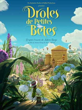Cartel de Apollon le grillon et les drôles de petites bêtes