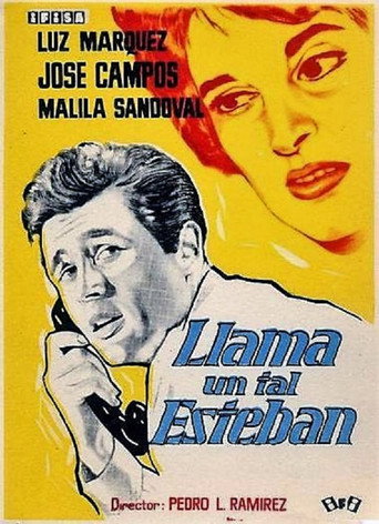 Cartel de Llama un tal Esteban