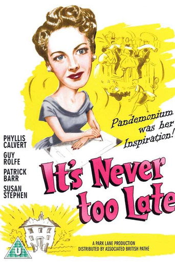 Cartel de It's Never Too Late