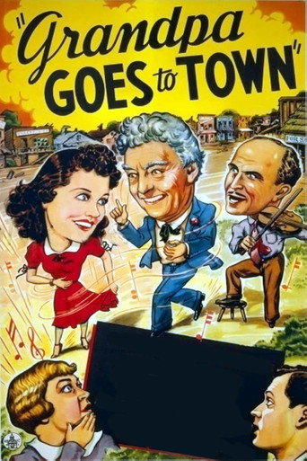 Cartel de Grandpa Goes To Town