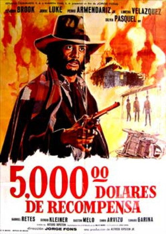 Cartel de Cinco mil dolares de recompensa