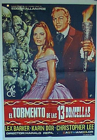 Cartel de El tormento de las trece doncellas