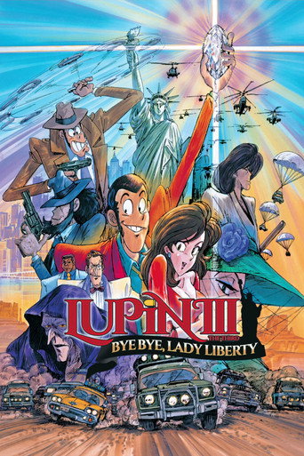 Cartel de Lupin III: Adiós Señora Libertad