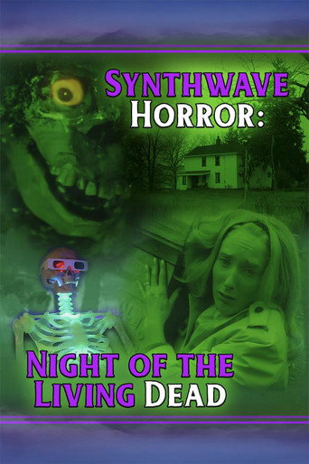 Cartel de Synthwave Horror: Night Of The Living Dead