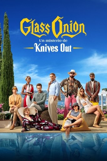 Cartel de Puñales por la espalda: El misterio de Glass Onion