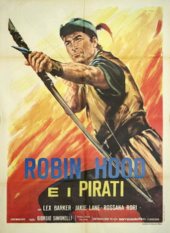 Cartel de Robin Hood y los piratas