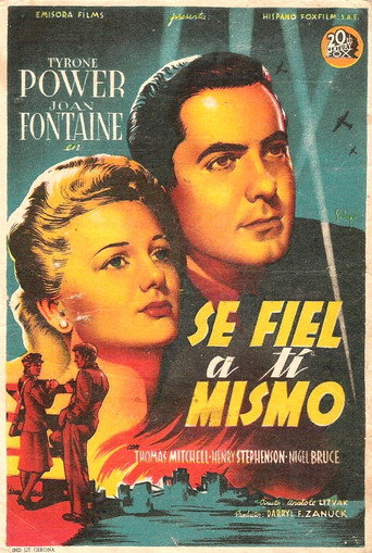 Cartel de Sé fiel a ti mismo