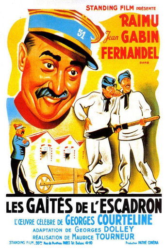 Cartel de Les gaîtés de l'escadron