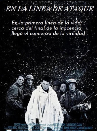 Cartel de En la línea de ataque