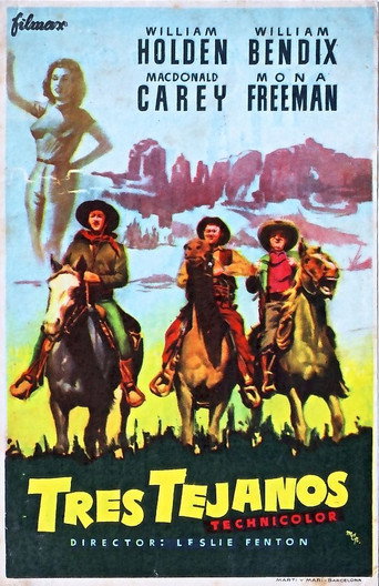 Cartel de Tres tejanos