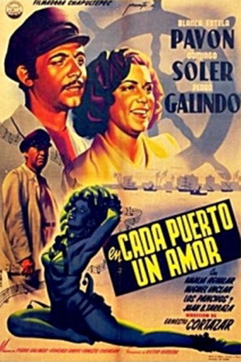 Cartel de En cada puerto un amor