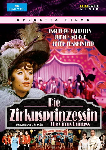 Cartel de Die Zirkusprinzessin
