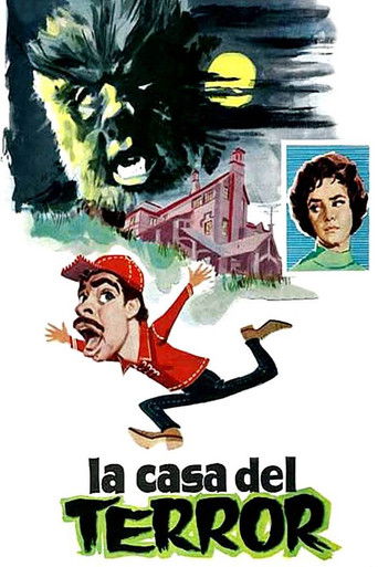 Cartel de La Casa Del Terror