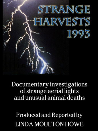 Cartel de Strange Harvests 1993