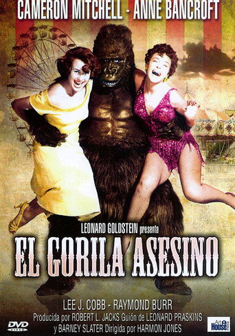Cartel de La bestia negra (El gorila asesino)