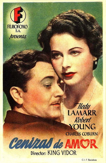 Cartel de Cenizas de amor