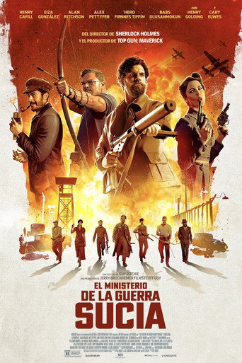 Cartel de El ministerio de la Guerra Sucia