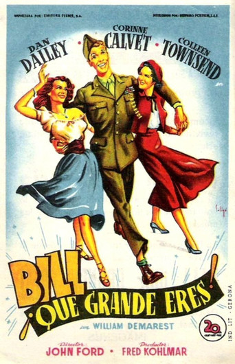 Cartel de Bill, qué grande eres