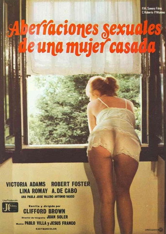 Cartel de Aberraciones sexuales de una mujer casada