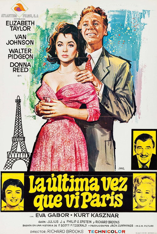 Cartel de La última vez que vi París