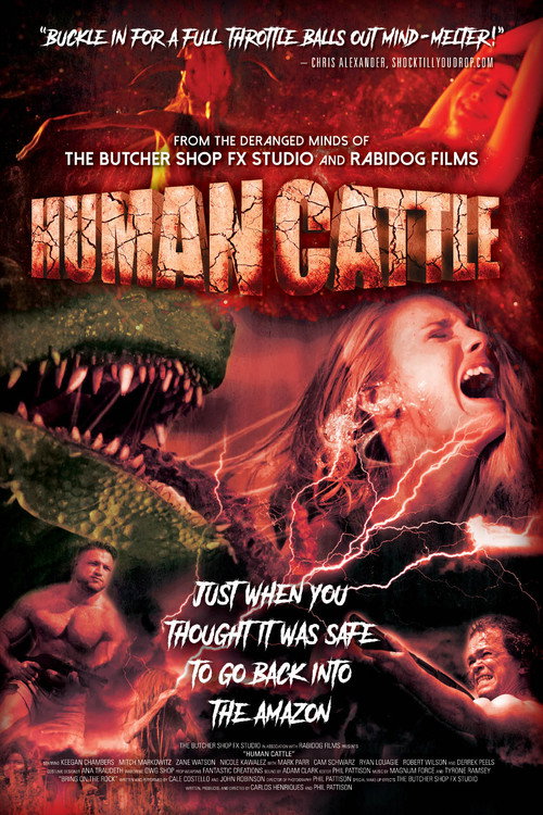 Cartel de Human Cattle