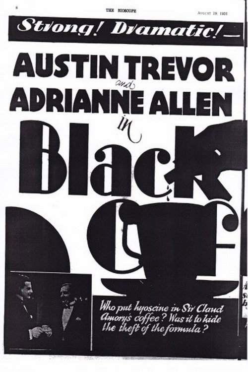 Cartel de Black Coffee