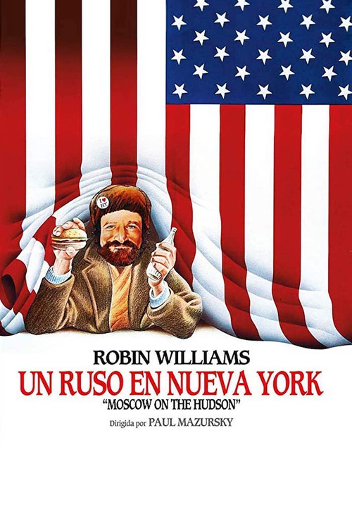 Cartel de Un Ruso en Nueva York