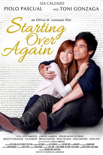 Cartel de Starting Over Again