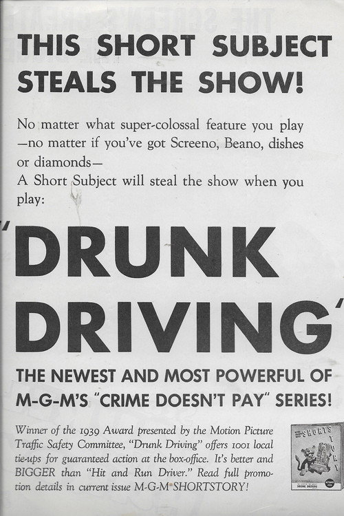 Cartel de Drunk Driving