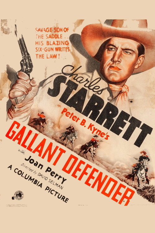 Cartel de Gallant Defender