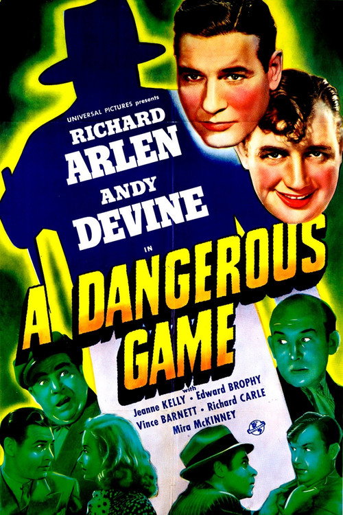 Cartel de A Dangerous Game
