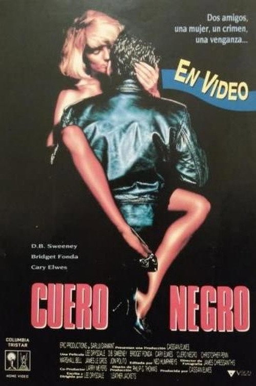Cartel de Cuero negro