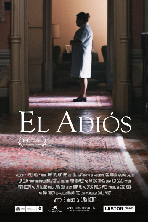 Cartel de El adiós