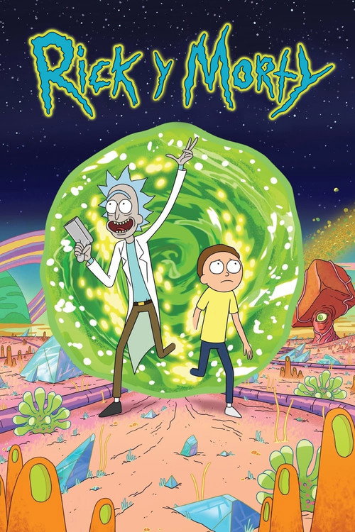 Cartel de Rick y Morty