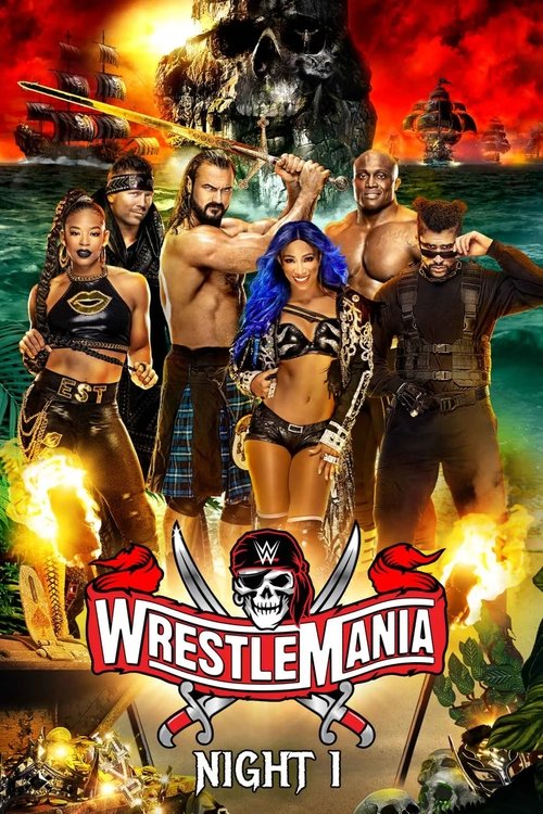 Cartel de WWE WrestleMania 37 (Noche 1)