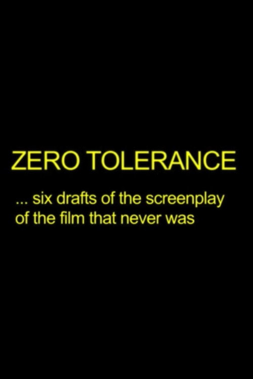 Cartel de Zero Tolerance