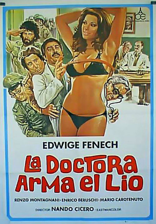 Cartel de La doctora arma el lío