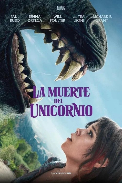 Cartel de La muerte del unicornio