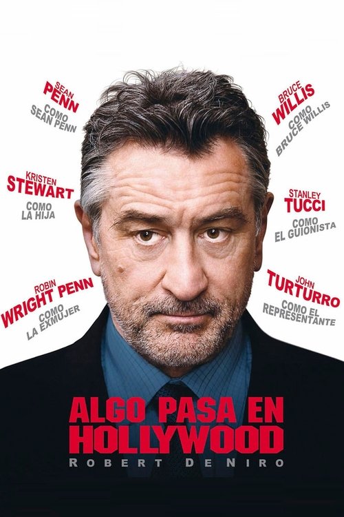 Cartel de Algo pasa en Hollywood