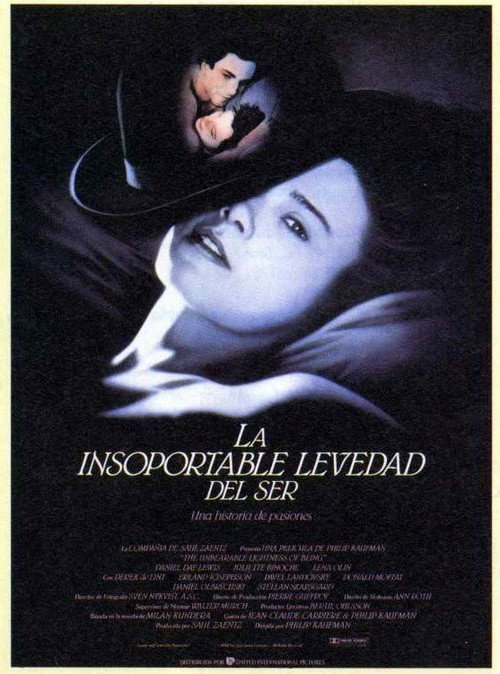 Cartel de La insoportable levedad del ser