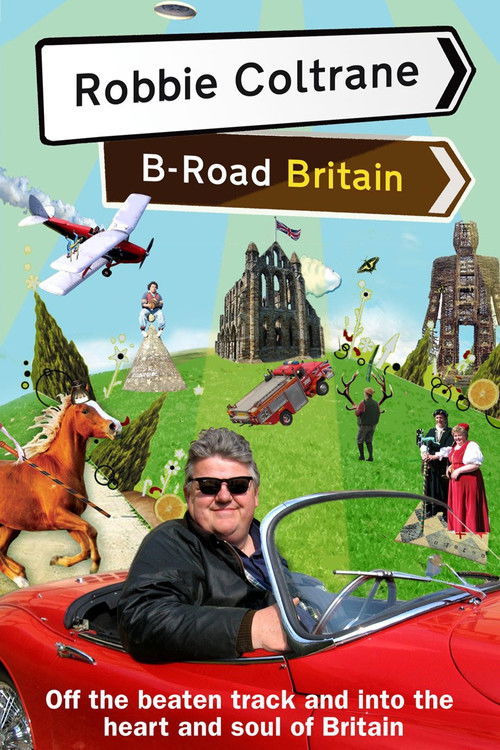 Cartel de Robbie Coltrane: B-Road Britain