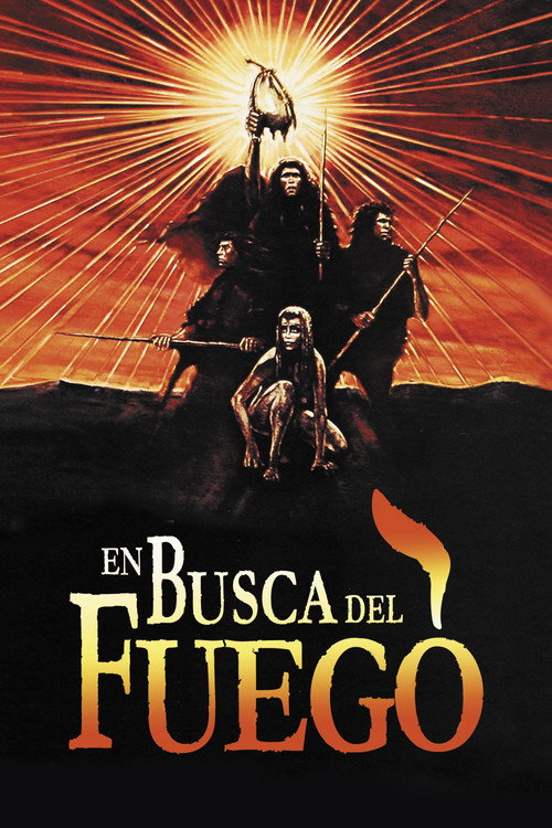Cartel de En busca del fuego