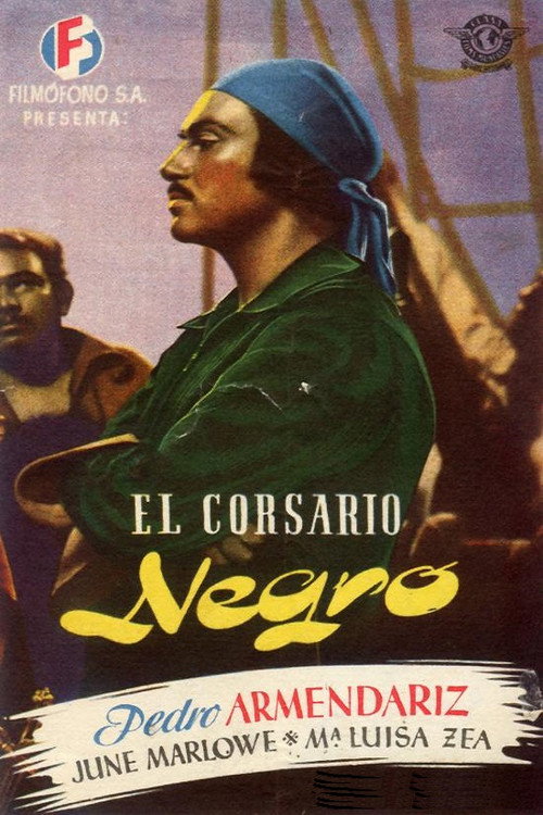 Cartel de El corsario negro