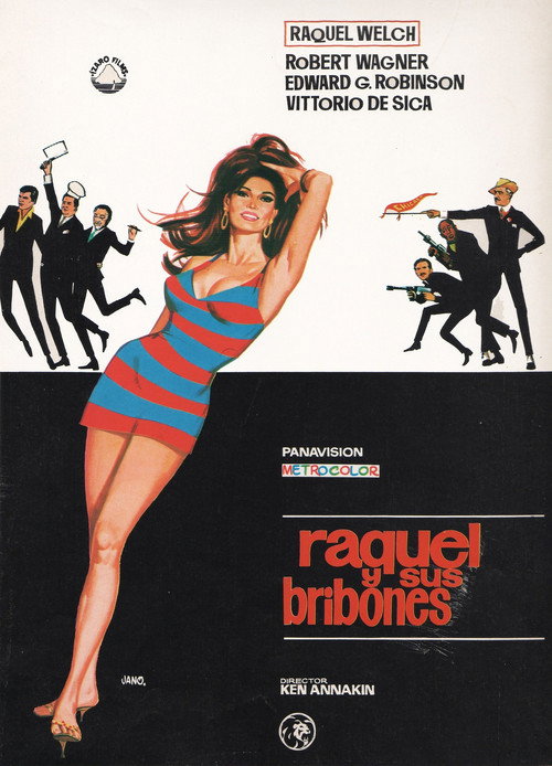 Cartel de Raquel y sus bribones