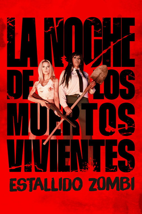 Cartel de La noche de los muertos vivientes. Estallido zombi