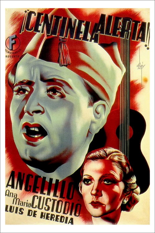 Cartel de ¡Centinela, alerta!