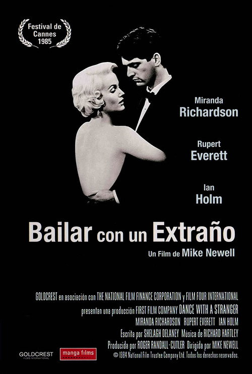 Cartel de Bailar con un extraño