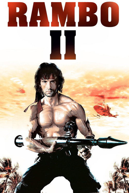 Cartel de Rambo: Acorralado Parte II
