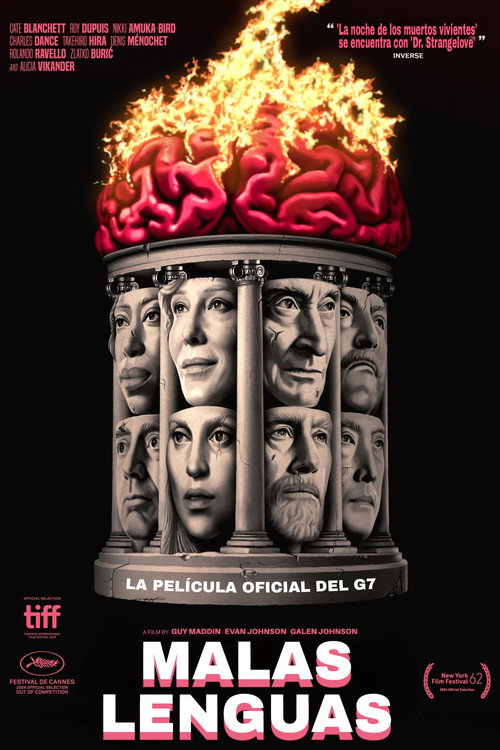Cartel de Malas lenguas